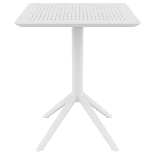 SKY WHITE ΤΡΑΠΕΖΙ ΠΤΥΣ/ΝΟ ΠΟΛ/ΝΙΟΥ 60x60x74