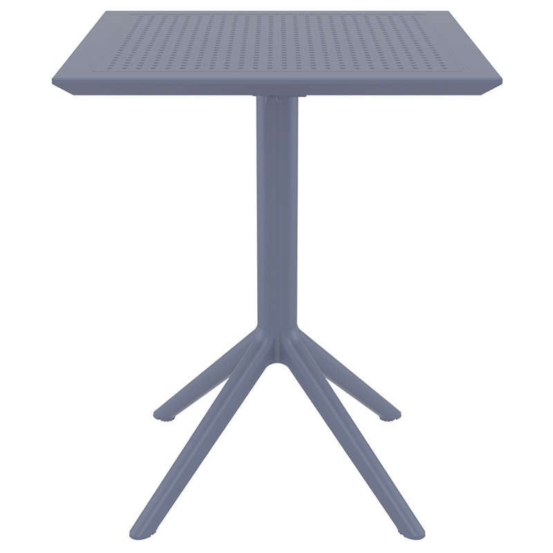 SKY DARK GREY FOLDING TABLE 60x60x74