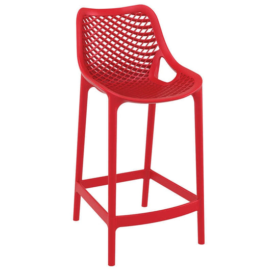 AIR STOOL RED POLYPROPYLENE 44x51x95