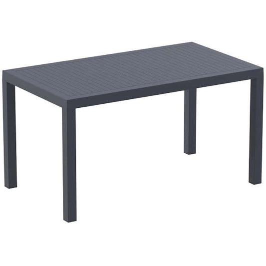 ARES ΤΡΑΠΕΖΙ DARK GREY ΠΟΛ/ΝΙΟΥ 140x80x75