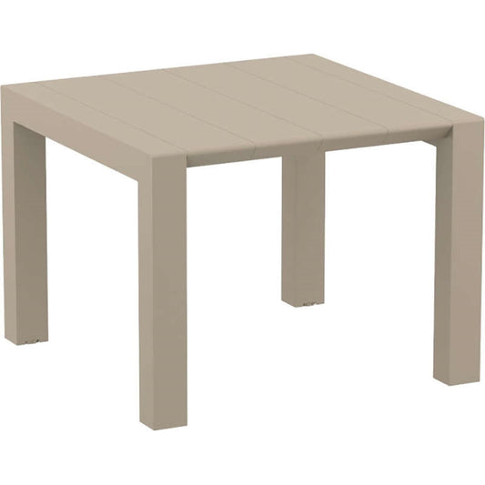 VEGAS TAUPE ΕΠΕΚΤ. ΤΡΑΠΕΖΙ ΠΟΛ/ΝΙΟΥ 100x100/140x75