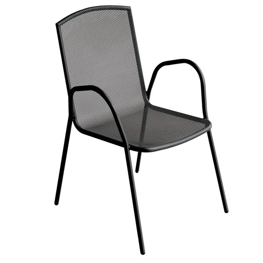 FACTORY ΜΑΥΡΗ ΜΕΤΑΛΛΙΚΗ ΠΟΛΥΘΡΟΝΑ 56x59x88