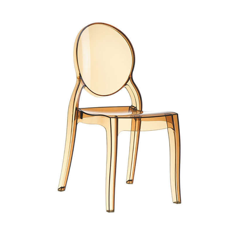 ELIZABETH AMBER TRANSP. CHAIR 47x50x90