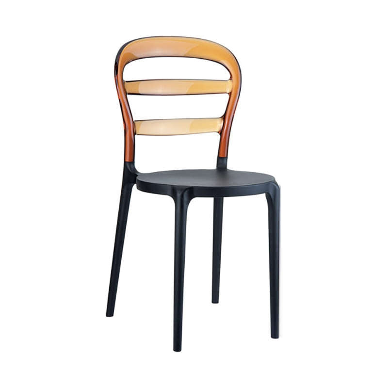 BIBI BLACK/AMBER TRANSP. ΚΑΡΕΚΛΑ 42x50x85