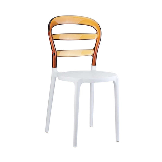 BIBI WHITE/AMBER TRANSP. ΚΑΡΕΚΛΑ 42x50x85