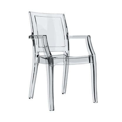 ARTHUR CLEAR TRANSP. ARMCHAIR 56x60x91