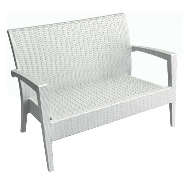 MIAMI WHITE ΚΑΝΑΠΕΣ ΠΟΛ/ΝΙΟΥ 128x77x89