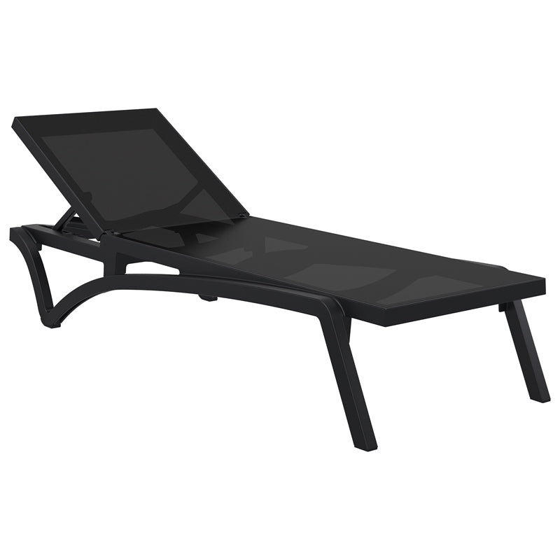 PACIFIC ΞΑΠΛΩΣΤΡΑ BLACK/BLACK ΠΟΛ/ΝΙΟΥ 193x68x35