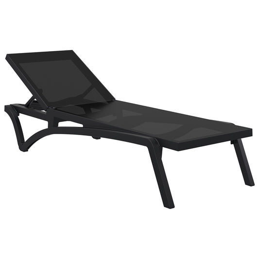 PACIFIC ΞΑΠΛΩΣΤΡΑ BLACK/BLACK ΠΟΛ/ΝΙΟΥ 193x68x35