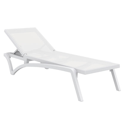 PACIFIC ΞΑΠΛΩΣΤΡΑ WHITE/WHITE ΠΟΛ/ΝΙΟΥ 193x68x35