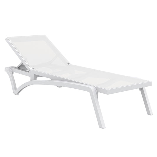 PACIFIC ΞΑΠΛΩΣΤΡΑ WHITE/WHITE ΠΟΛ/ΝΙΟΥ 193x68x35