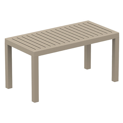 OCEAN TAUPE POLYURETHANE TABLE 90x45x45