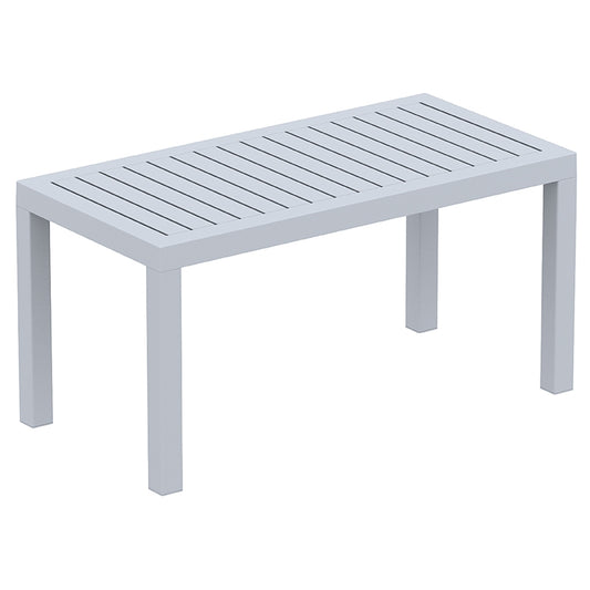 OCEAN SILVER GREY ΤΡΑΠΕΖΙ ΠΟΛ/ΝΙΟΥ 90x45x45