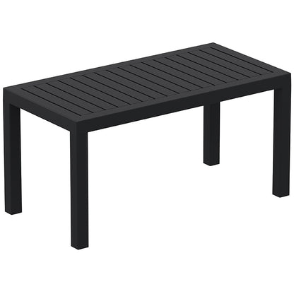 OCEAN BLACK POLYETHYLENE TABLE 90x45x45