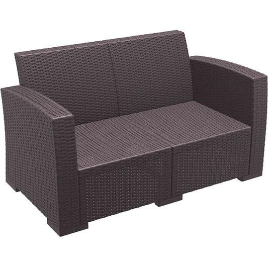MONACO BROWN 2ΘΕΣΙΟΣ ΚΑΝΑΠΕΣ ΠΟΛ/ΝΙΟΥ 140x79x79