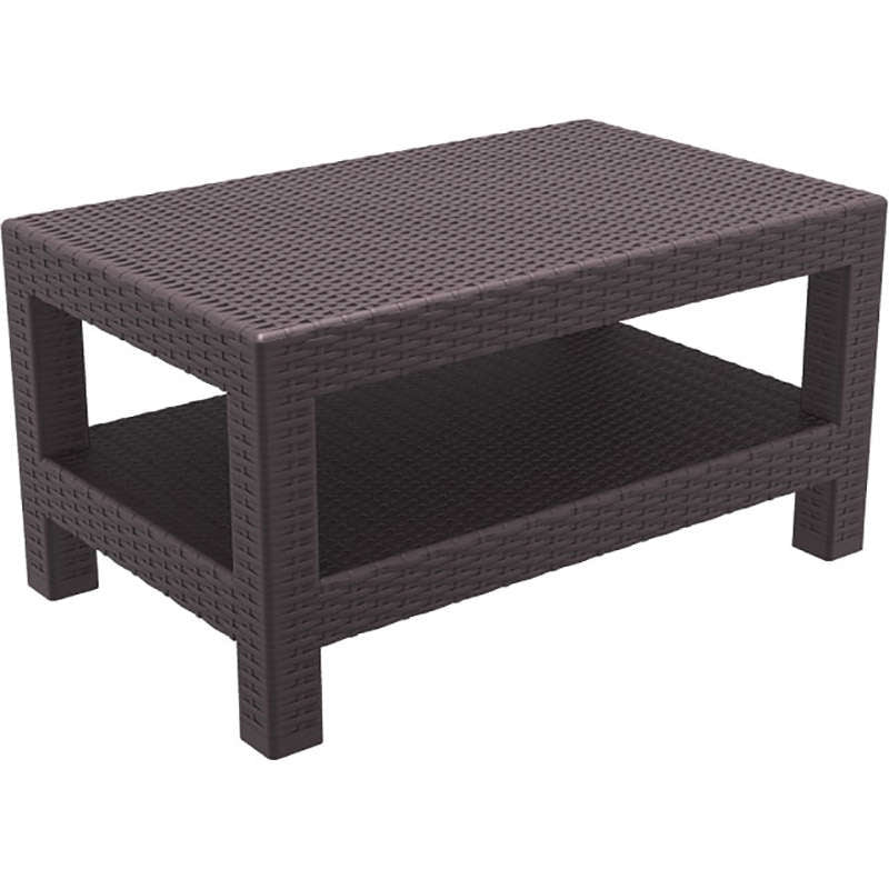 MONACO BROWN ΤΡΑΠΕΖΙ ΠΟΛ/ΝΙΟΥ 92x57x45