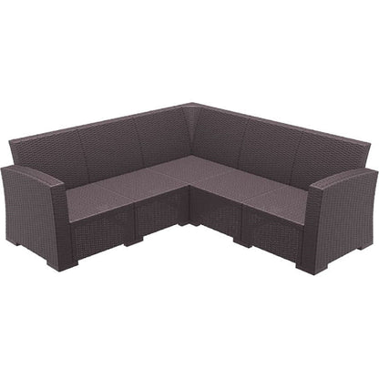 MONACO BROWN ΓΩΝΙΑ ΠΟΛ/ΝΙΟΥ 207x207x79