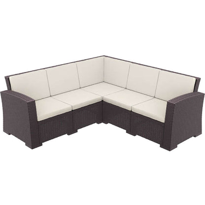 MONACO BROWN ΓΩΝΙΑ ΜΕ ΜΑΞΙΛΑΡΙ ΠΟΛ/ΝΙΟΥ 207x207x79
