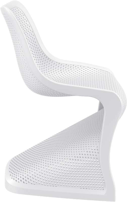 BLOOM WHITE ΚΑΡΕΚΛΑ ΠΟΛ/ΝΙΟΥ 50x58x85
