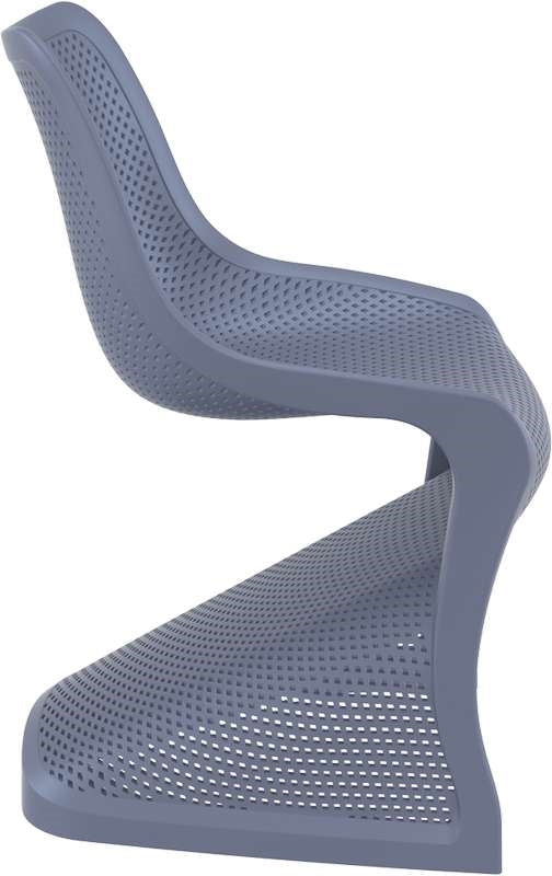 BLOOM DARK GREY ΚΑΡΕΚΛΑ ΠΟΛ/ΝΙΟΥ 50x58x85