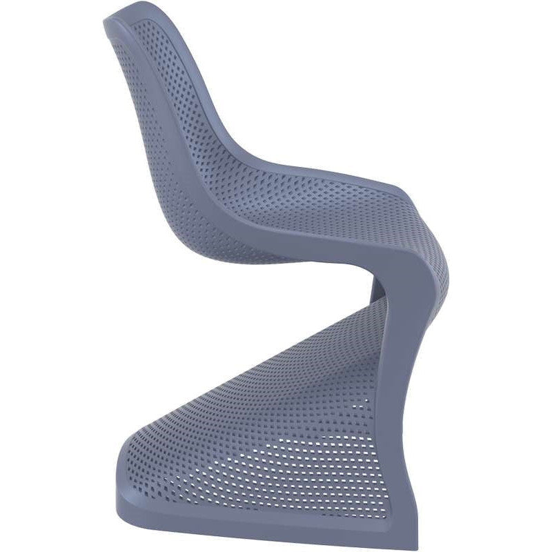 BLOOM DARK GREY ΚΑΡΕΚΛΑ ΠΟΛ/ΝΙΟΥ 50x58x85