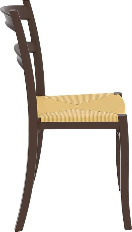 TIFFANY S DARK BROWN ΚΑΡΕΚΛΑ ΠΟΛ/ΝΙΟΥ 45x51x85