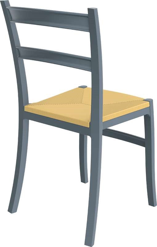 TIFFANY S DARK GREY ΚΑΡΕΚΛΑ ΠΟΛ/ΝΙΟΥ 45x51x85