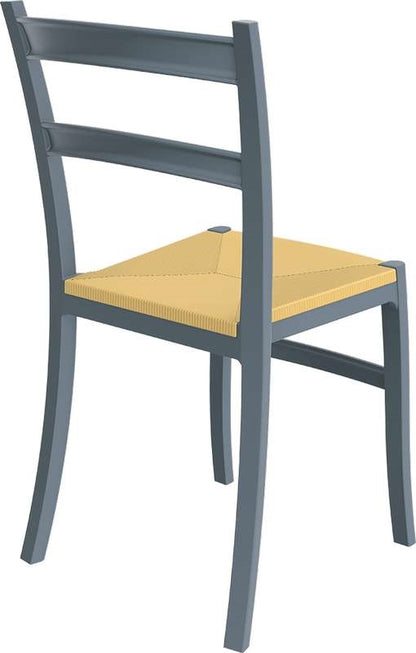 TIFFANY S DARK GREY ΚΑΡΕΚΛΑ ΠΟΛ/ΝΙΟΥ 45x51x85