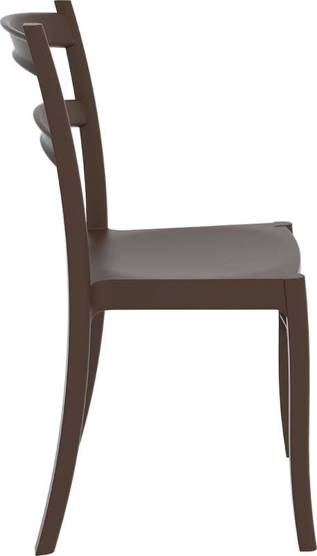 TIFFANY DARK BROWN ΚΑΡΕΚΛΑ ΠΟΛ/ΝΙΟΥ 45x51x85