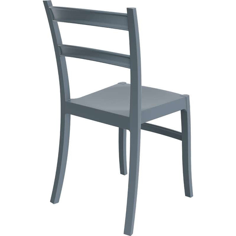 TIFFANY DARK GREY ΚΑΡΕΚΛΑ ΠΟΛ/ΝΙΟΥ 45x51x85