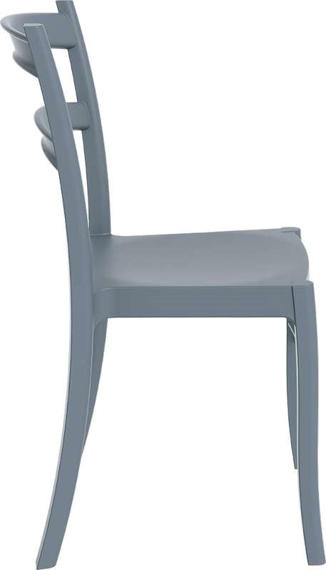 TIFFANY DARK GREY ΚΑΡΕΚΛΑ ΠΟΛ/ΝΙΟΥ 45x51x85