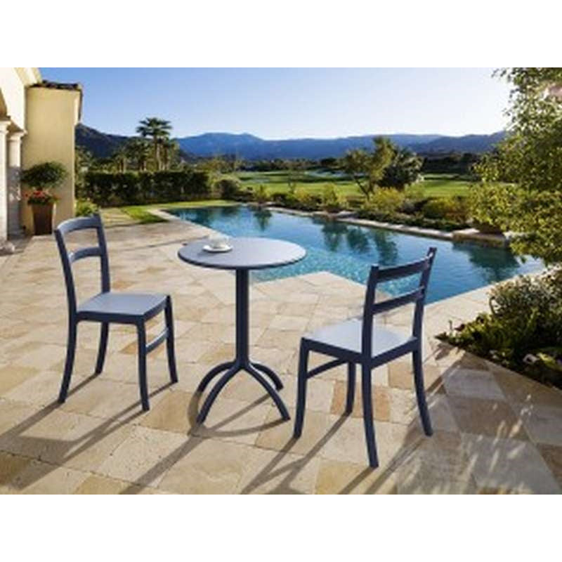 TIFFANY DARK GREY ΚΑΡΕΚΛΑ ΠΟΛ/ΝΙΟΥ 45x51x85