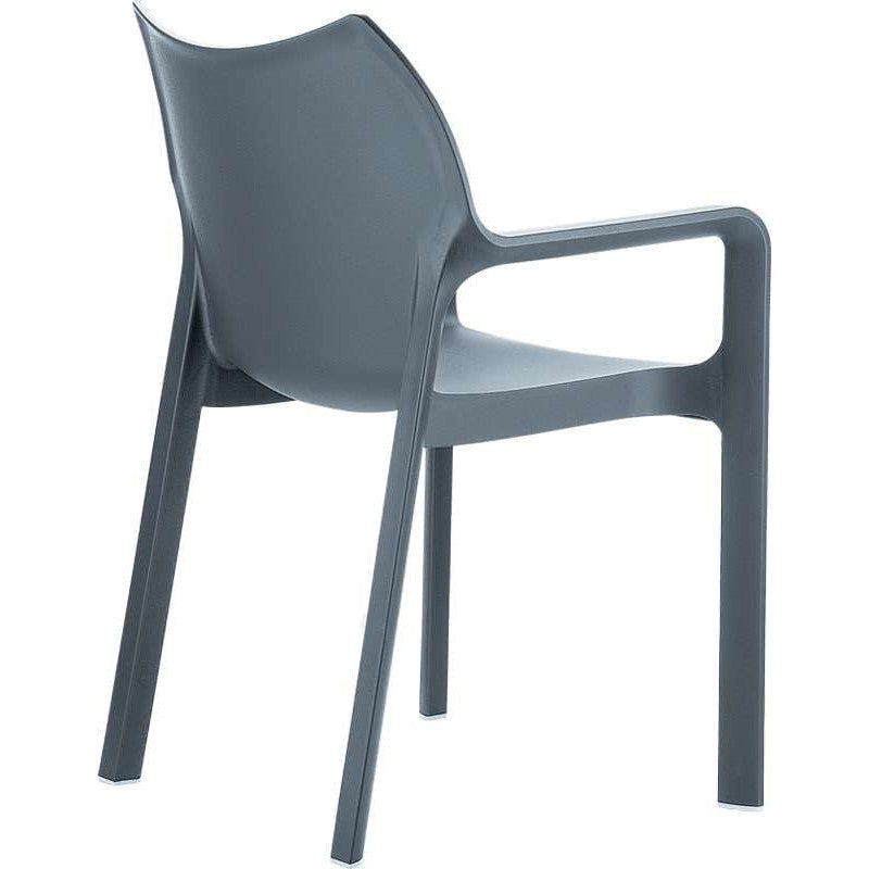 DIVA DARK GREY ΠΟΛΥΘΡΟΝΑ ΠΟΛ/ΝΙΟΥ 57x53x84
