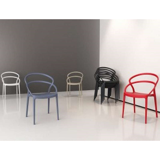 PIA DARK GREY ΚΑΡΕΚΛΑ ΠΟΛ/ΝΙΟΥ 54x56x82