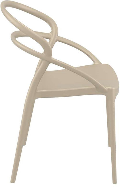PIA TAUPE ΚΑΡΕΚΛΑ ΠΟΛ/ΝΙΟΥ 54x56x82