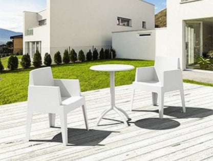 OCTOPUS WHITE POLYPROPYLENE TABLE Ø60x75