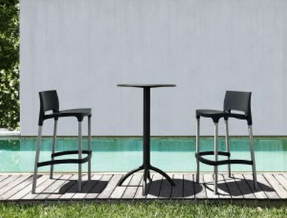OCTOPUS BAR BLACK POLYPROPYLENE Ø60x108