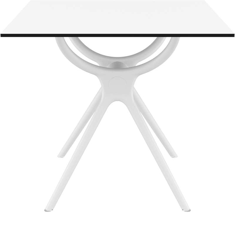 AIR TABLE WHITE LAMINATE 80x80x74