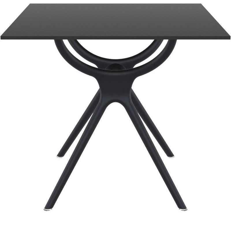 AIR ΤΡΑΠΕΖΙ BLACK LAMINATE 80x80x74