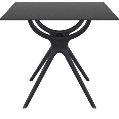 AIR ΤΡΑΠΕΖΙ BLACK LAMINATE 80x80x74