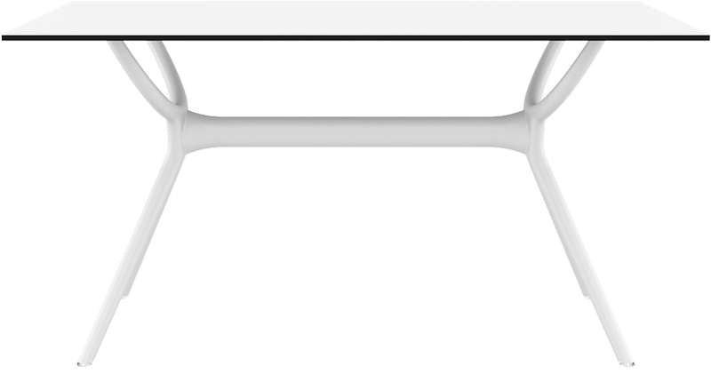 AIR TABLE WHITE LAMINATE 140x80x74