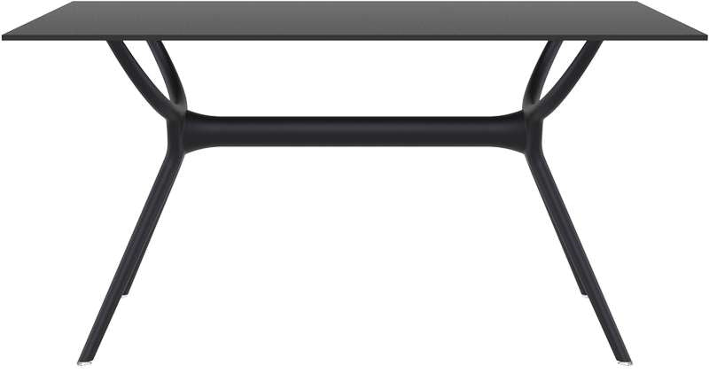 AIR TABLE BLACK LAMINATE 140x80x74
