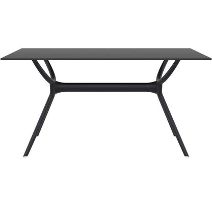 AIR ΤΡΑΠΕΖΙ BLACK LAMINATE 140x80x74