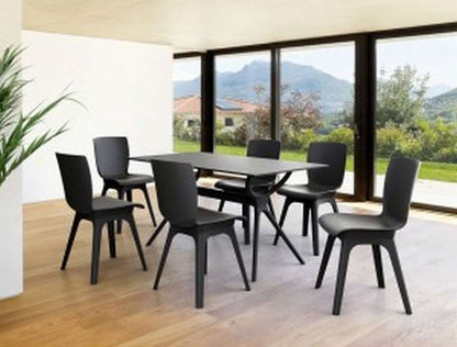AIR TABLE BLACK LAMINATE 140x80x74