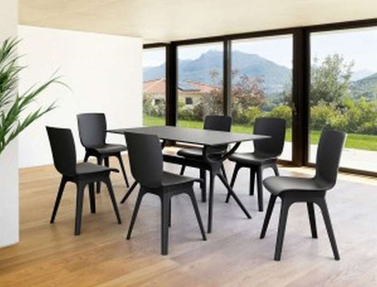 AIR TABLE BLACK LAMINATE 140x80x74
