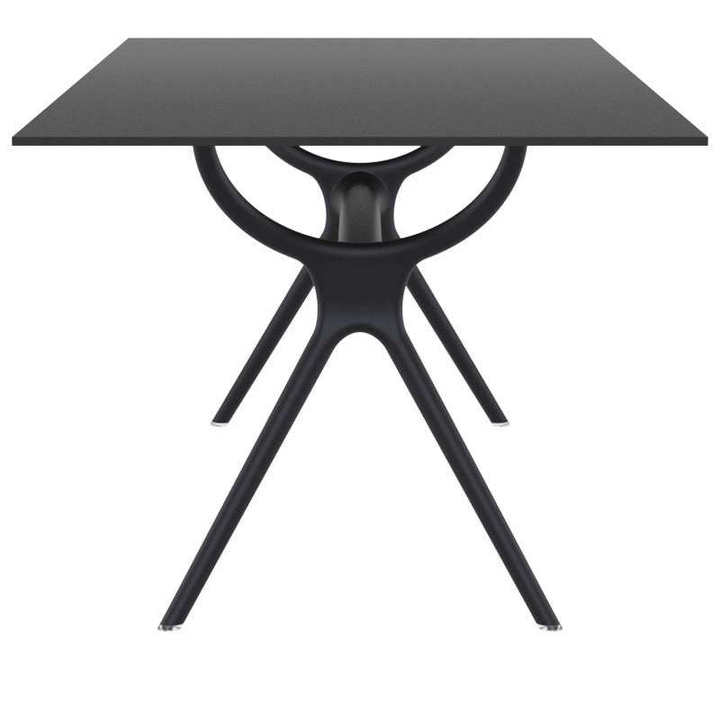 AIR ΤΡΑΠΕΖΙ BLACK LAMINATE 180x90x74