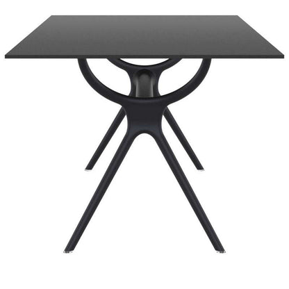AIR ΤΡΑΠΕΖΙ BLACK LAMINATE 180x90x74