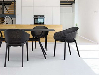AIR TABLE BLACK LAMINATE 180x90x74