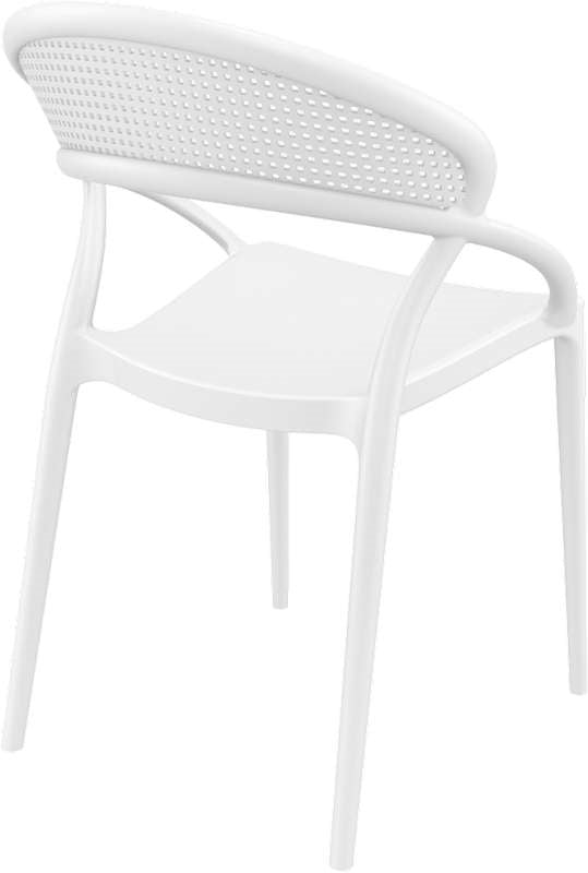 SUNSET WHITE ΚΑΡΕΚΛΑ ΠΟΛ/ΝΙΟΥ 54x56x82