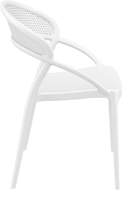 SUNSET WHITE ΚΑΡΕΚΛΑ ΠΟΛ/ΝΙΟΥ 54x56x82